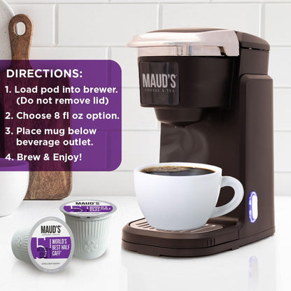 Half Caff Medium Roast Coffee Pods, 100Ct | Half-Caffeinated Medium Roast Coffee in Single Serve Pods – Compatible with Keurig Coffee Makers6