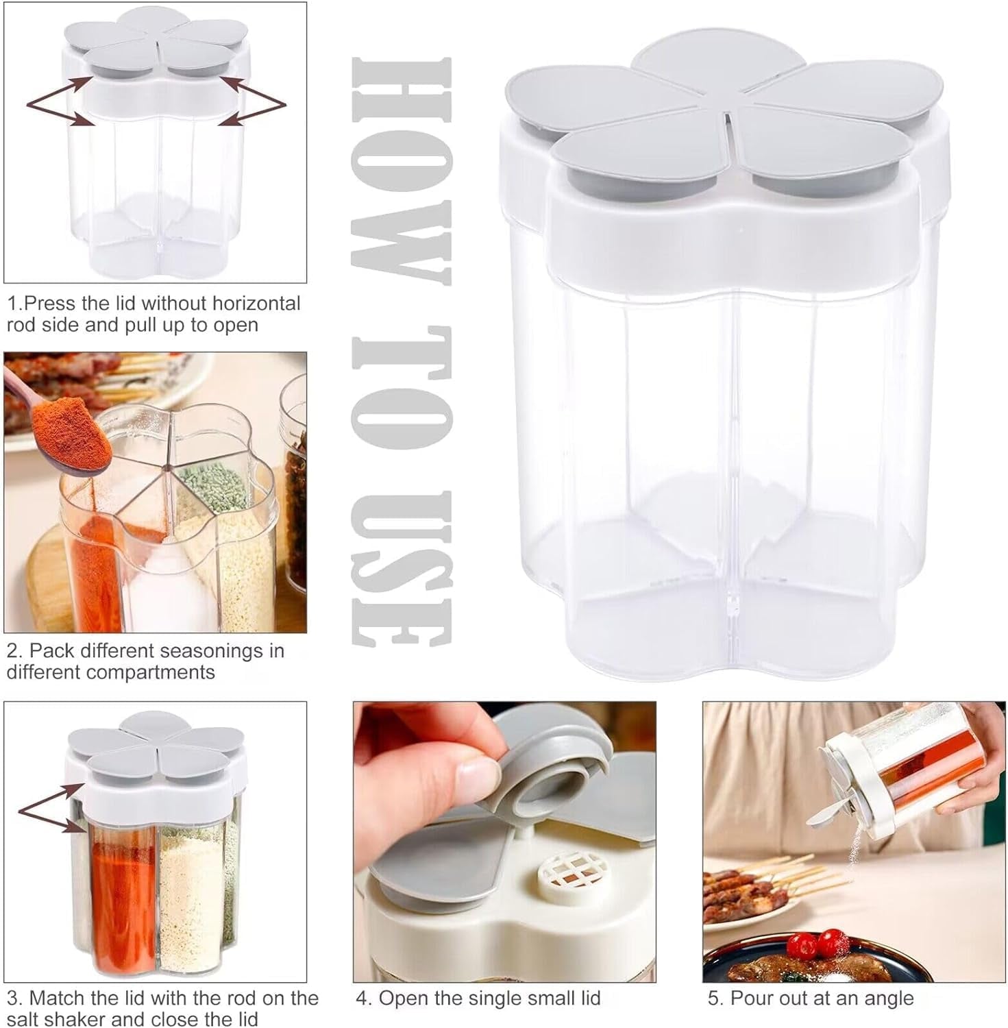 2-pcs-5-in-1-spice-containers-multi-spice-dispenser-portable-travel-seasoning-condiment-containers-salt-pepper-spice-shaker-with-lid-and-labels-clear-container-jars