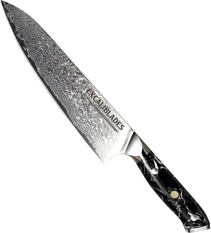 8” Chef Knife – VG10 Damascus Steel Kitchen Knife, Razor Sharp Professional Cooking Knife with Ergonomic G10 Handle, Luxury Gift Box & Sheath, Gift for Home Chefs6