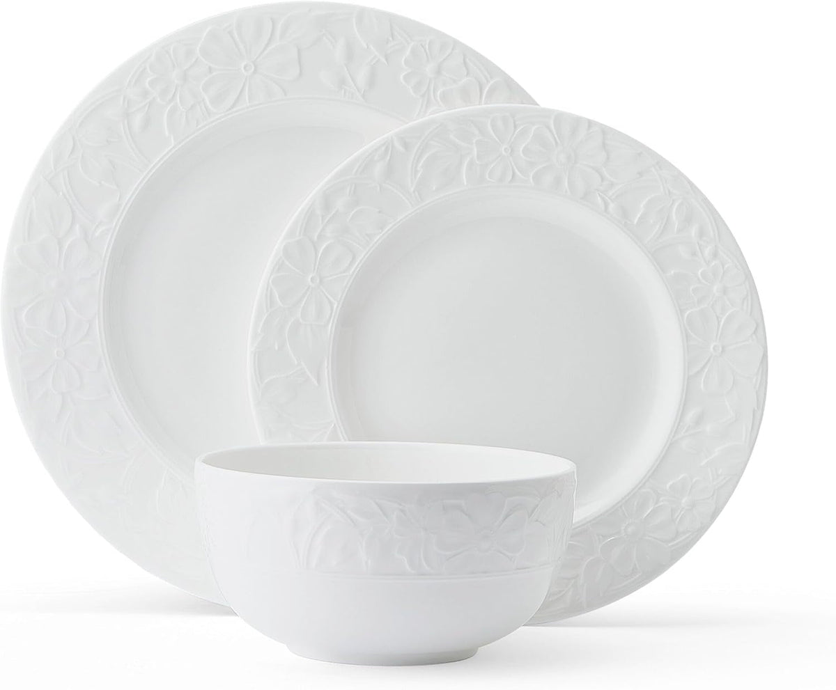 claire-floral-bone-china-lightweight-chip-resistant-12-piece-dinnerware-set-service-for-4-white
