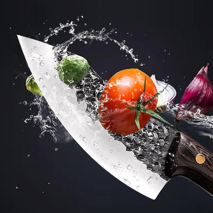 Meat Cleaver, 5.4 Inch Forged Boning Slaughter Knife Butcher Knife High Carbon Steel Fillet Knives Vegetable Chef Knives for Kitchen7