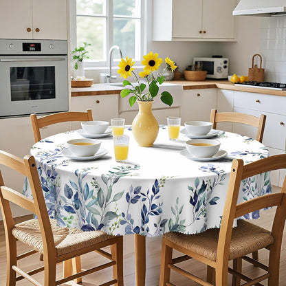 Summer Tablecloth 70Inch round Tablecloths Polyester Table Cloth4