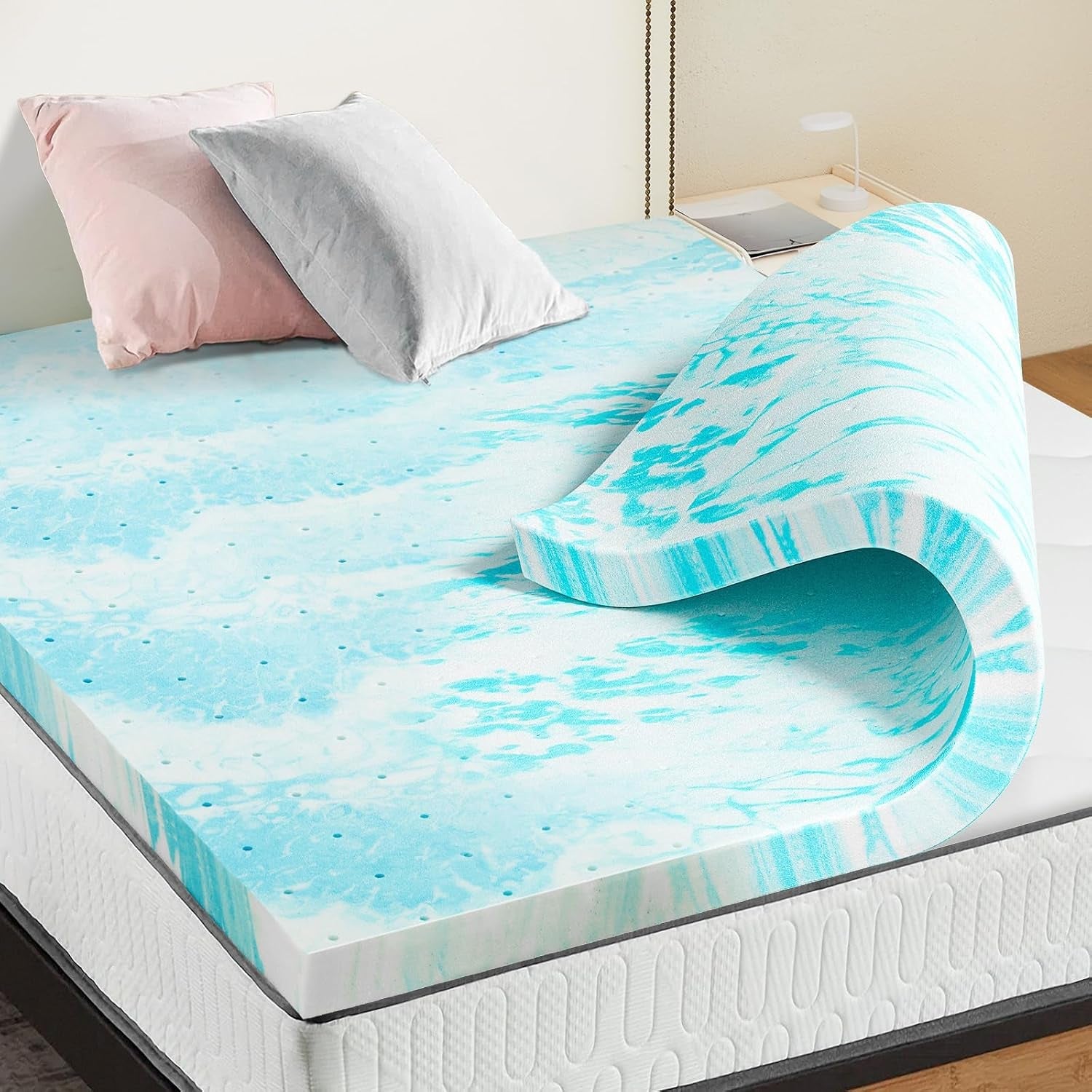 2-inch-full-cooling-gel-infused-memory-foam-mattress-topper-bed-pad-certipur-us-certified-soft-ventilated-pressure-relieving-bed-pad-in-a-box-plush-overlay-for-dorm-rv-camper-sleeper-sofa