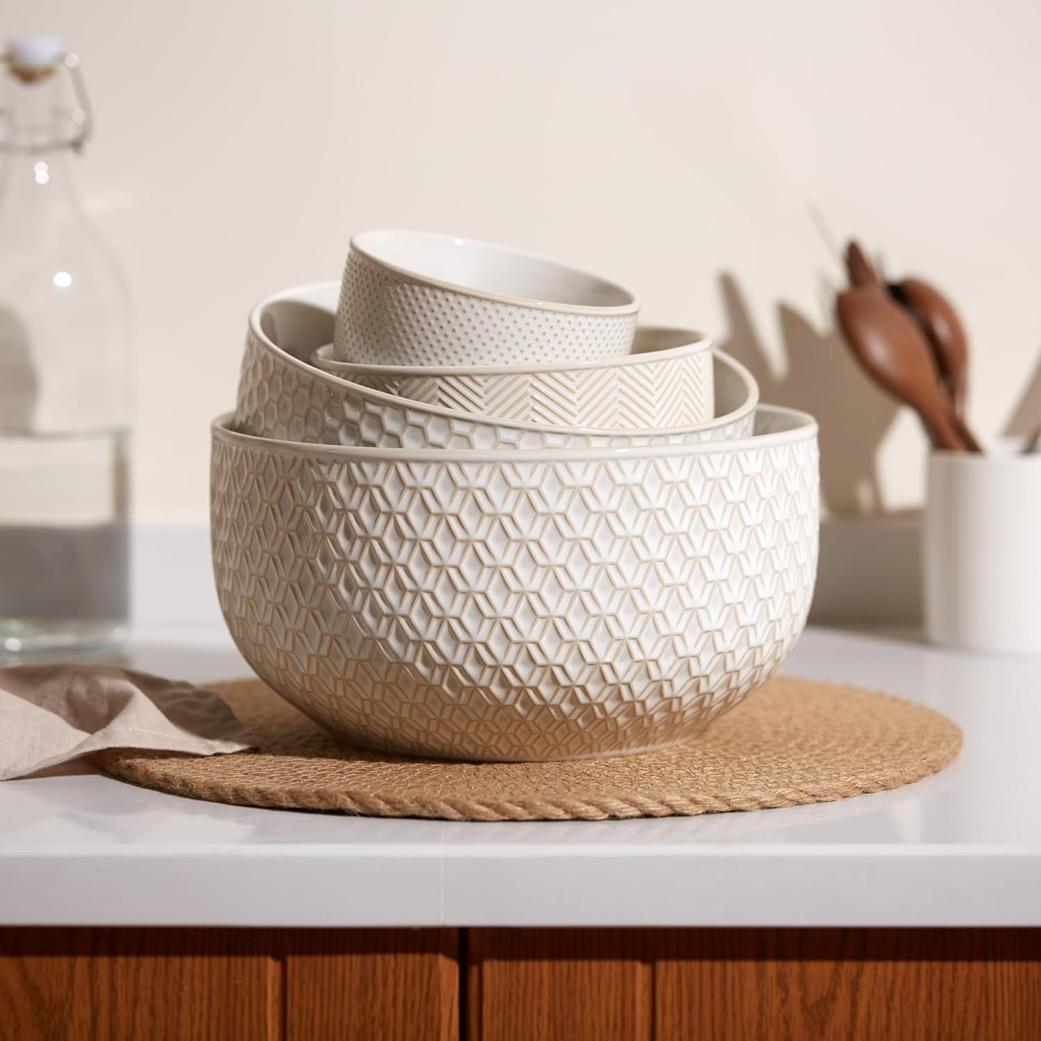 ceramic-mixing-bowls-nesting-set-of-4-embossed-kitchen-dishware-prep-serving-gift-microwave-and-dishwasher-safe-20-44-98-145-oz-narbonne-collection-ivory