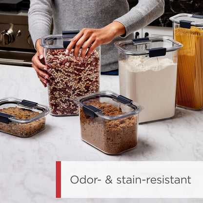 Rubbermaid Brilliance Airtight Cereal Food Storage Container, Shatterproof, Bpa-Free and Dishwasher-Safe, 32Oz Capacity4