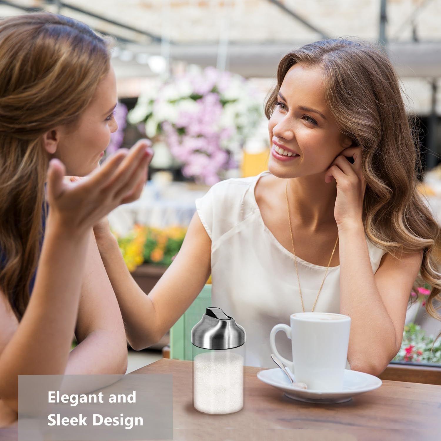 glass-sugar-dispenser-with-pour-spout-weighted-pourer-coffee-bar-accessories-for-coffee-tea-and-baking