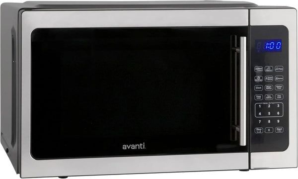 1.5 Cu. Ft. Countertop Microwave Oven, 1000 Watts, Stainless Steel, One-Touch Presets, Speed Defrost, Child Lock, Ideal for Apartments, Dorms & Rvs, 1.5 Cu.Ft., Stainless Steel1