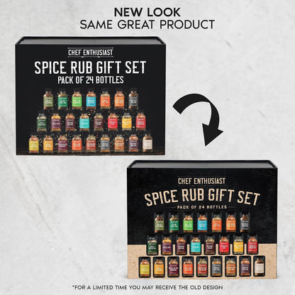 Grilling Spices & Seasoning Gift Set - 24 Unique Gourmet BBQ Spice Rub Sampler - Gift Set for Birthday, Anniversary, Men, Dads, Husbands - by s4