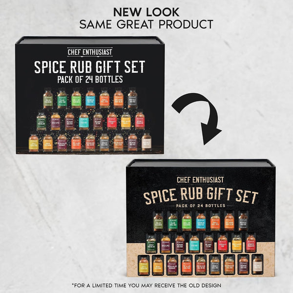 Grilling Spices & Seasoning Gift Set - 24 Unique Gourmet BBQ Spice Rub Sampler - Gift Set for Birthday, Anniversary, Men, Dads, Husbands - by s4