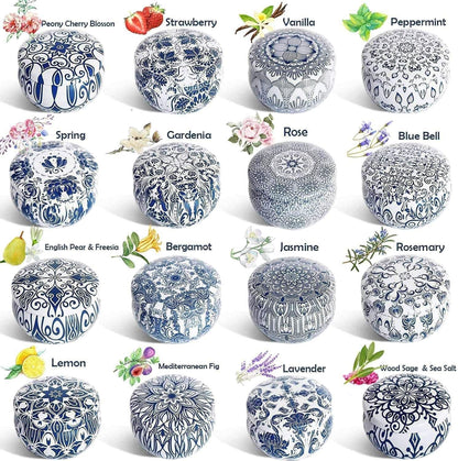 Scented Candles Gifts Set 16 Pack Soy Wax Travel Tin Jar Candles for Home 2.5 OZ for Mom for Christmas, Birthday, Thanksgiving, Mother'S Day2