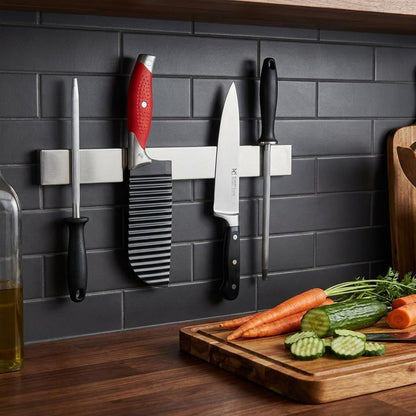 Crinkle Cut Knife, HIA Crinkle Cutter for Veggies, French Fry, Potato, Cucumber, Carrot and Fruit, Stainless Steel Wave Fries Cutter Slicer with Stylish Rubber Handle, Dishwasher Safe9