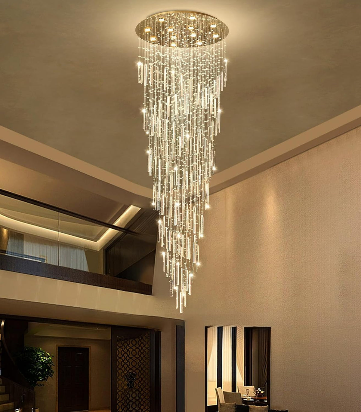 98-modern-crystal-chandelier-high-ceiling-chandeliers-for-entryway-large-raindrop-chandeliers-led-dimmable-flush-mount-light-fixtures-for-staircaes-foyer-hallway-living-room-led-bulbs-included-gold