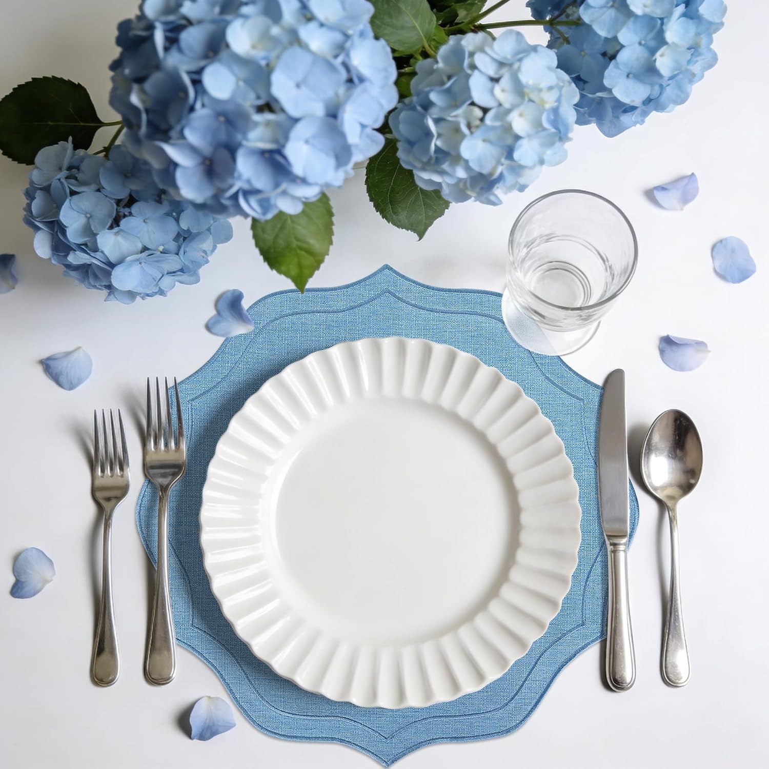 set-of-4-cotton-linen-placemats-15x15-round-scalloped-cloth-table-mats-embroidery-machine-washable-wrinkle-resistance-fabric-place-mats-for-wedding-summer-baby-shower-party-table-decor-blue