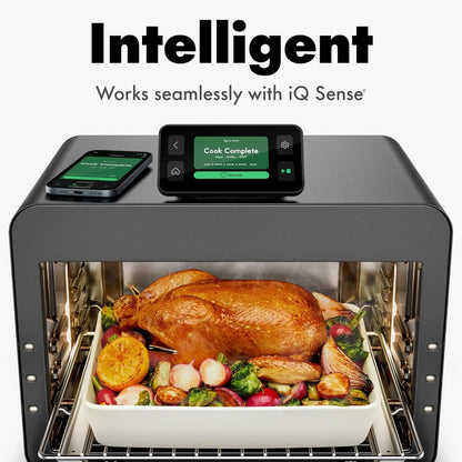 CHEF Iq Minioven Smart Toaster Oven Air Fryer Combo, 11-In-1 Countertop Convection Oven, Bake, Broil, Air Fry, Broil, Dehydrate, 1750W, 25 Qt Capacity, Fast Cooking with Touchscreen Controls – Black7