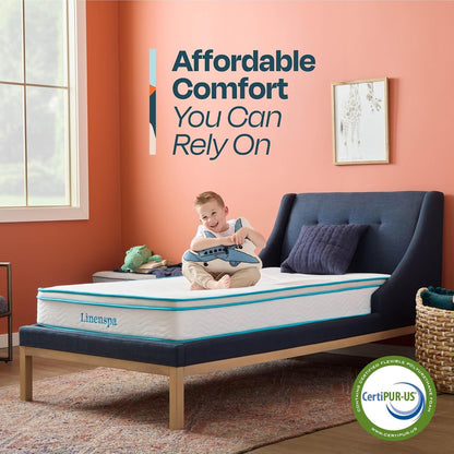 8 Inch Hybrid Mattress - Twin - Bed in a Box4