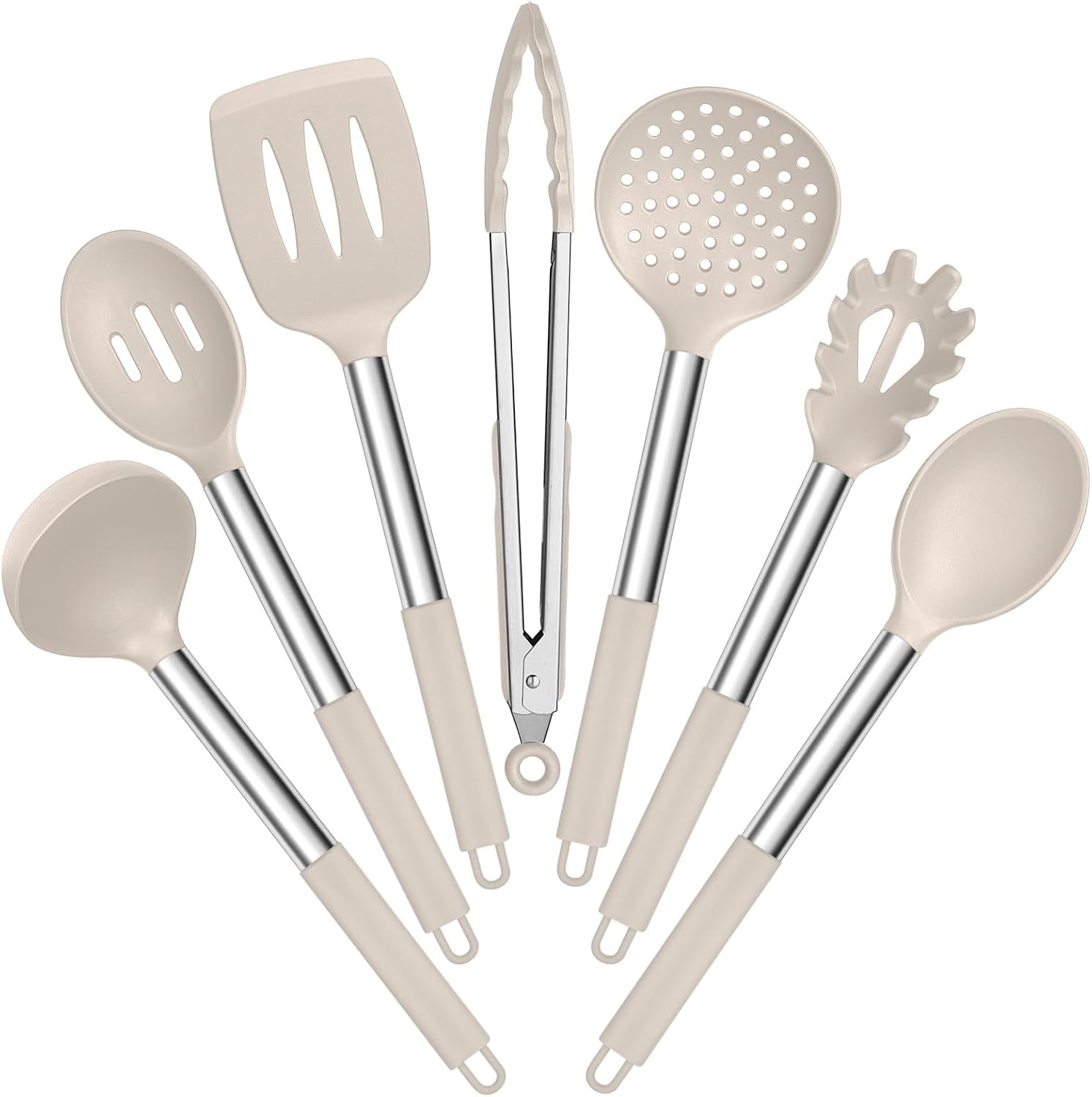 silicone-cooking-utensils-set-7-piece-khaki-kitchen-utensils-set