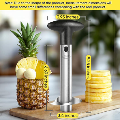 Pineapple Corer, [Upgraded, Reinforced, Thicker Blade] Newness Premium Pineapple Corer Remover, Stainless Steel Pineapple Core Remover Tool for Home & Kitchen with Sharp Blade for Diced Fruit Rings7