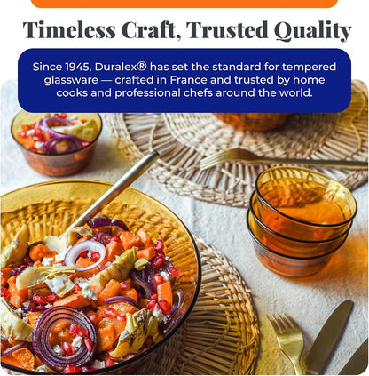 Le Gigogne Glass Mixing Bowl Set – 9-Piece Clear Stackable Prep Bowls Made of Durable Glass8