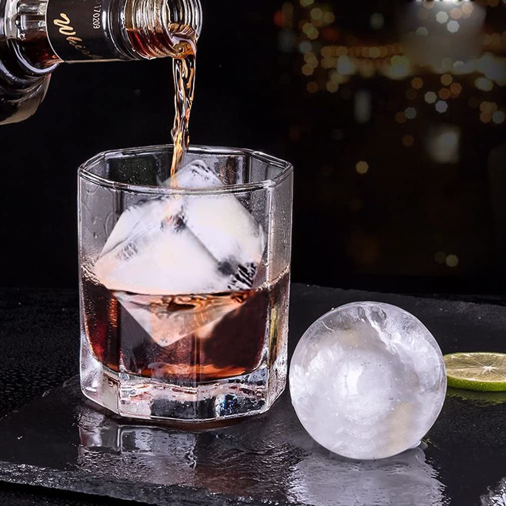 2-pack-ice-cube-tray-2-sphere-ice-ball-mold-with-lid-large-square-maker-perfect-for-whiskey-cocktails-bourbon-and-homemade-drinks-creating-slow-melting-ice-that-keeps-beverages-chilled-longer