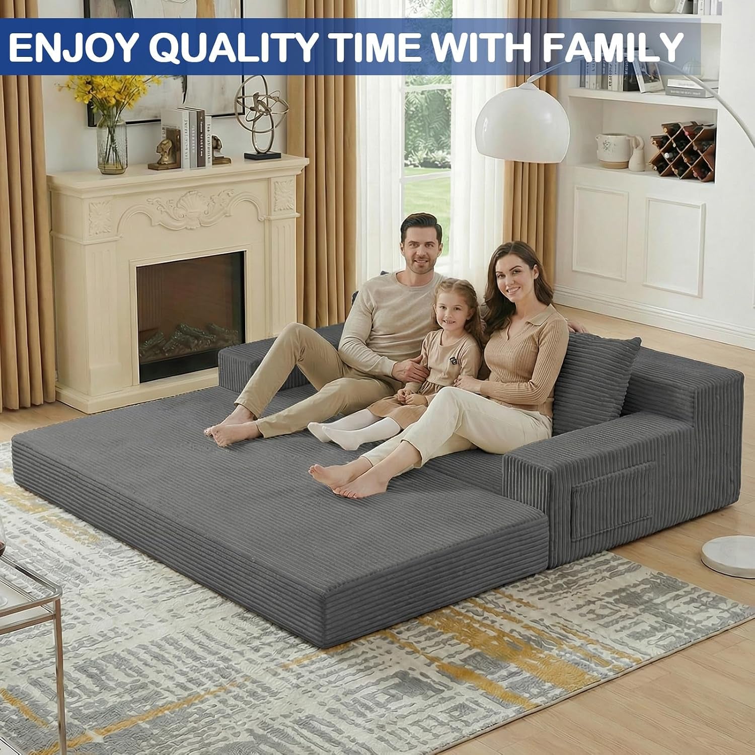 2-in-1-convertible-boneless-couch-bed-corduroy-futon-sofa-bed-compression-folding-floor-couch-sofas-bed-with-3-pillows-for-bedroom-small-space-guest-and-living-room-sofa-grey-78-inches