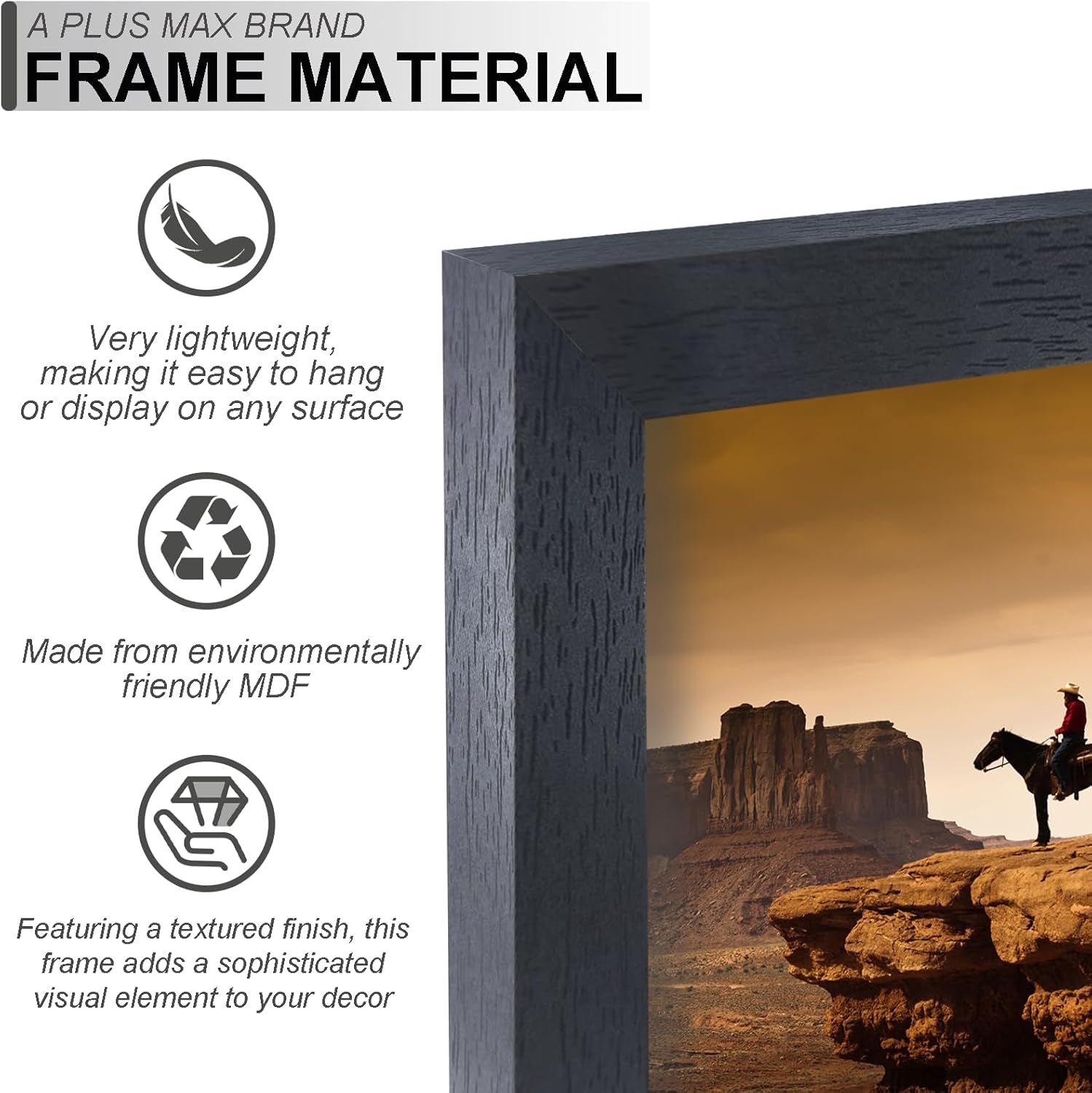 11x14-picture-frame-black-light-weight-wall-mount