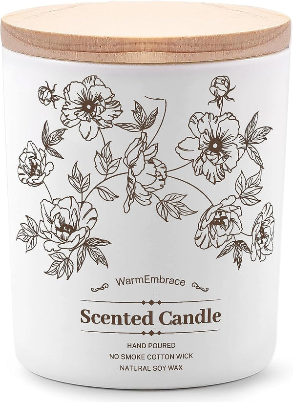 Deluxe Scented Candle for Women & Men, Vanilla Coconut, 8 Oz1