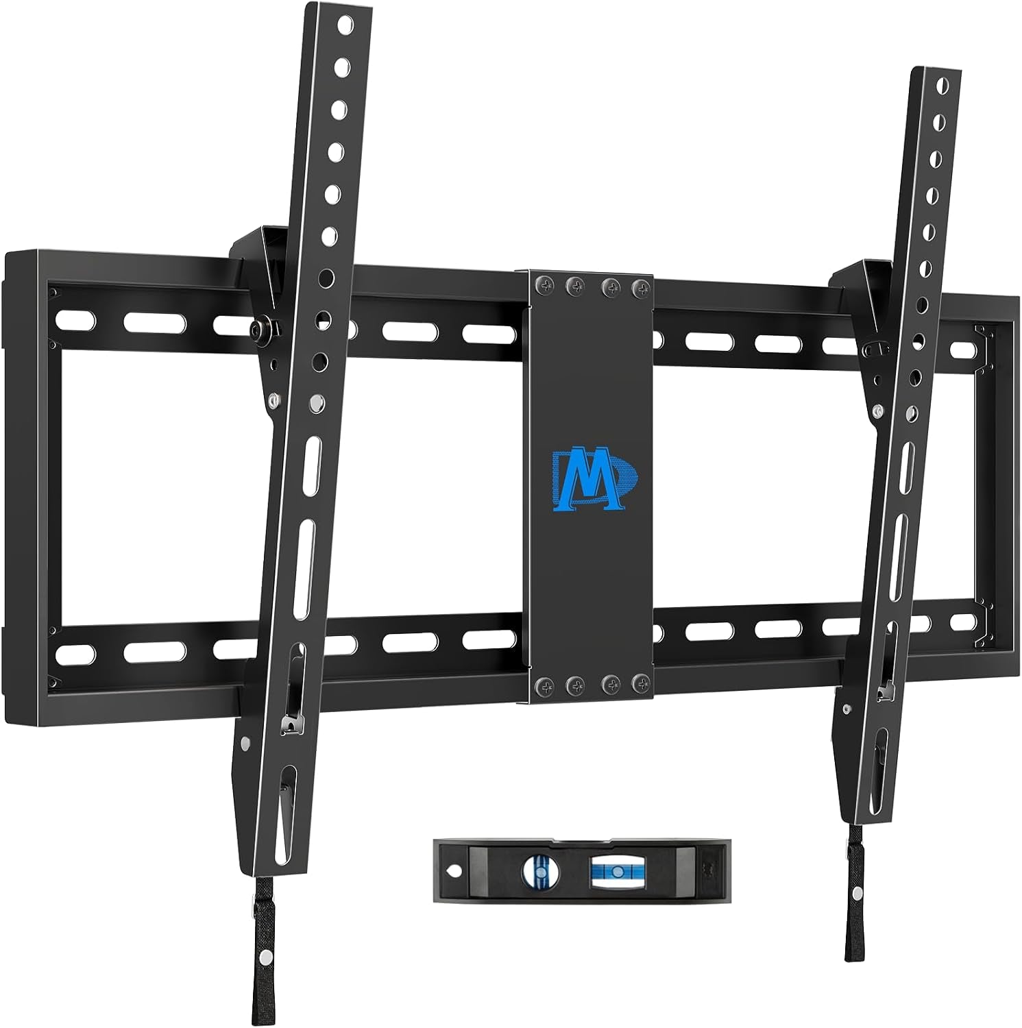 tilting-tv-wall-mount-for-most-37-90-inch-tvs-up-to-132lbs-low-profile-tv-mount-fits-16-18-24-studs-max-vesa-600x400mm-wall-mount-tv-bracket-with-quick-lock-release-md2268-lk