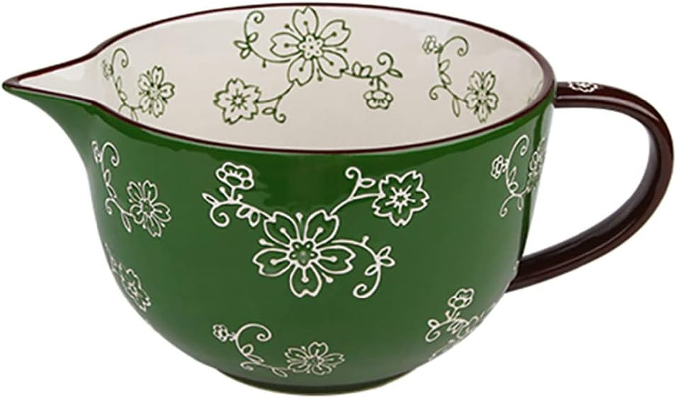 cherry-blossom-pattern-kitchen-ceramic-mixing-bowl-1-quart-large-bowl-with-pouring-spout-and-handle
