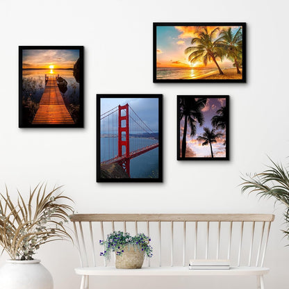 12X16 Frame Wall Hanging Picture Frames, Black, 1 Pack5