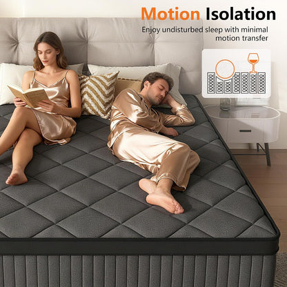 Hybrid Twin Mattress 12 Inch for Pressure Relief, Medium Firm7