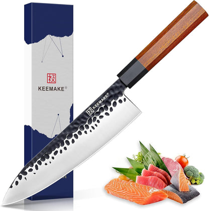 8 Inch Chef Knife, Japanese Hand Forged1