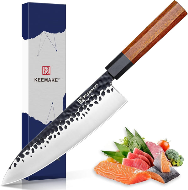 8 Inch Chef Knife, Japanese Hand Forged1