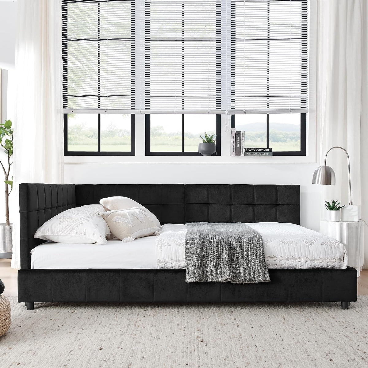 full-size-daybed-l-shaped-modern-velvet-upholstered-sofa-day-bed-frame-with-wood-slats-for-living-room-bedroom-guest-room-no-box-spring-needed-black