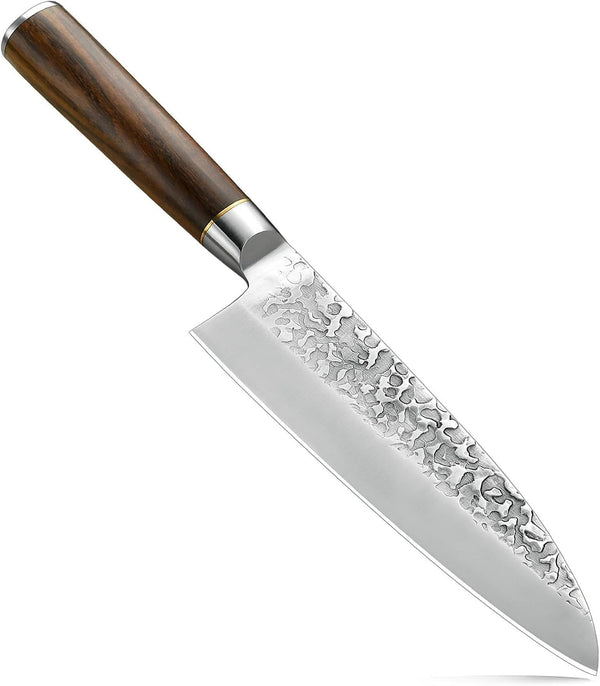 Chef Knife 7 Inch Kitchen Knife Razor Sharp Santoku Knife - 7Cr17Mov Japanese Chefs Knife, Gift for Her Him2