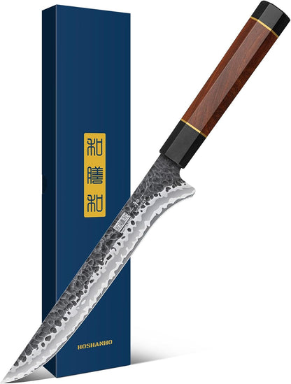 7 Inch Fillet Knife, Razor Sharp Hand Forged Boning Knife1
