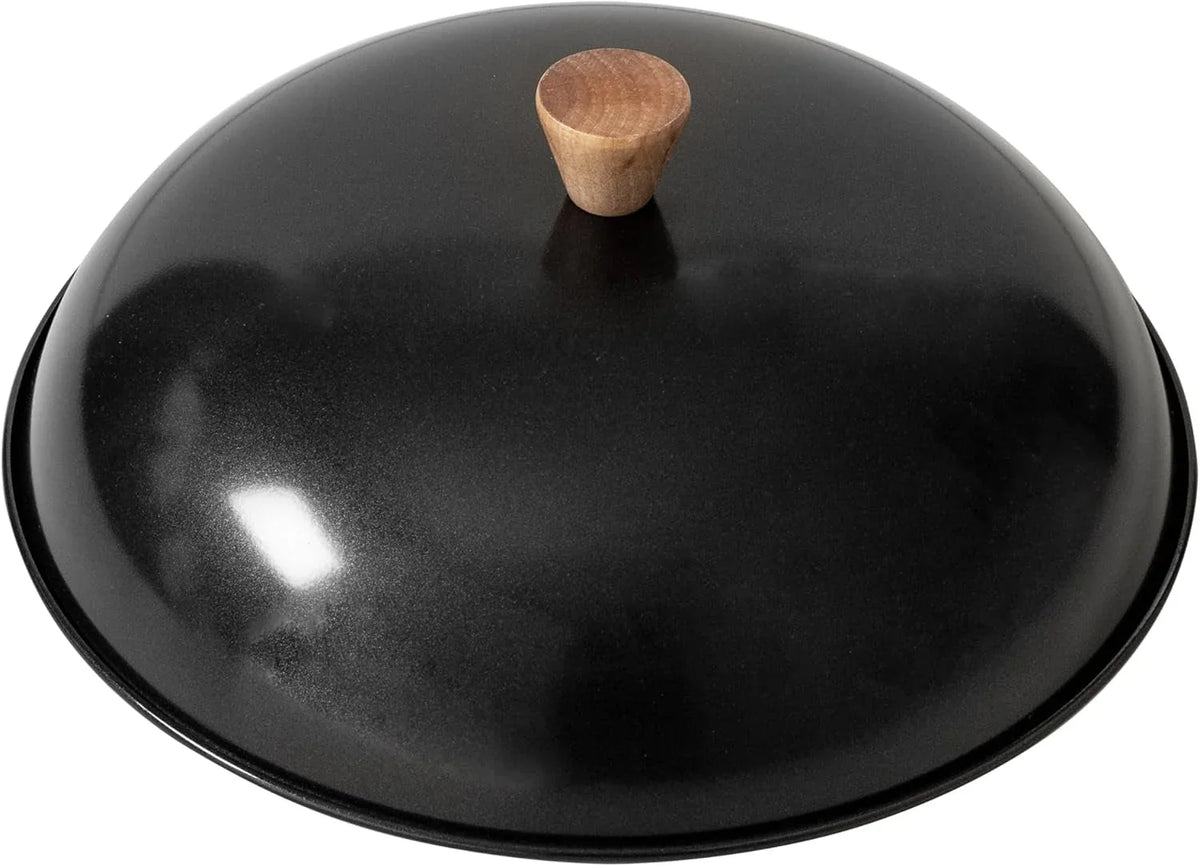 joyce-chen-31-0066-13-5-inch-nonstick-steel-dome-lid-for-14-inch-wok-black
