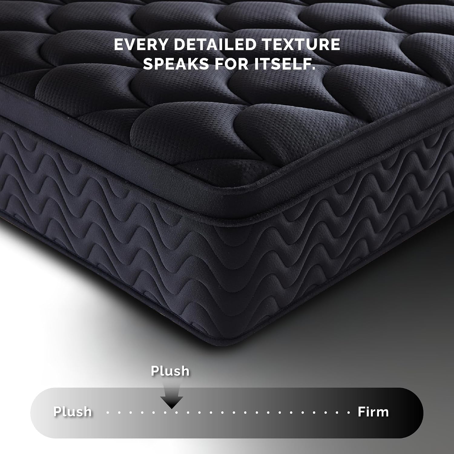 premium-12-inch-king-mattress-black-diamond-quilted-individual-pocket-spring-memory-foam-top-cooling-pressure-relief-bed-in-a-box