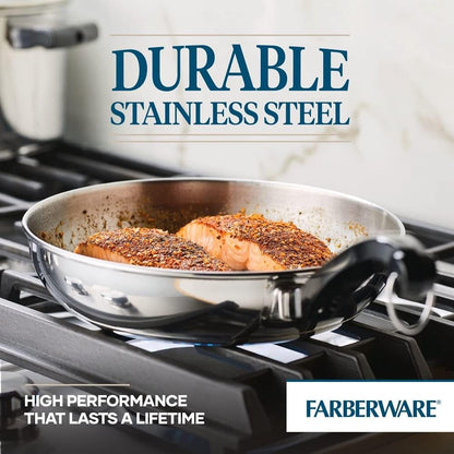 Classic Series Nonstick Stainless Steel Cookware Set, Pots and Pans Set, 15-Piece6
