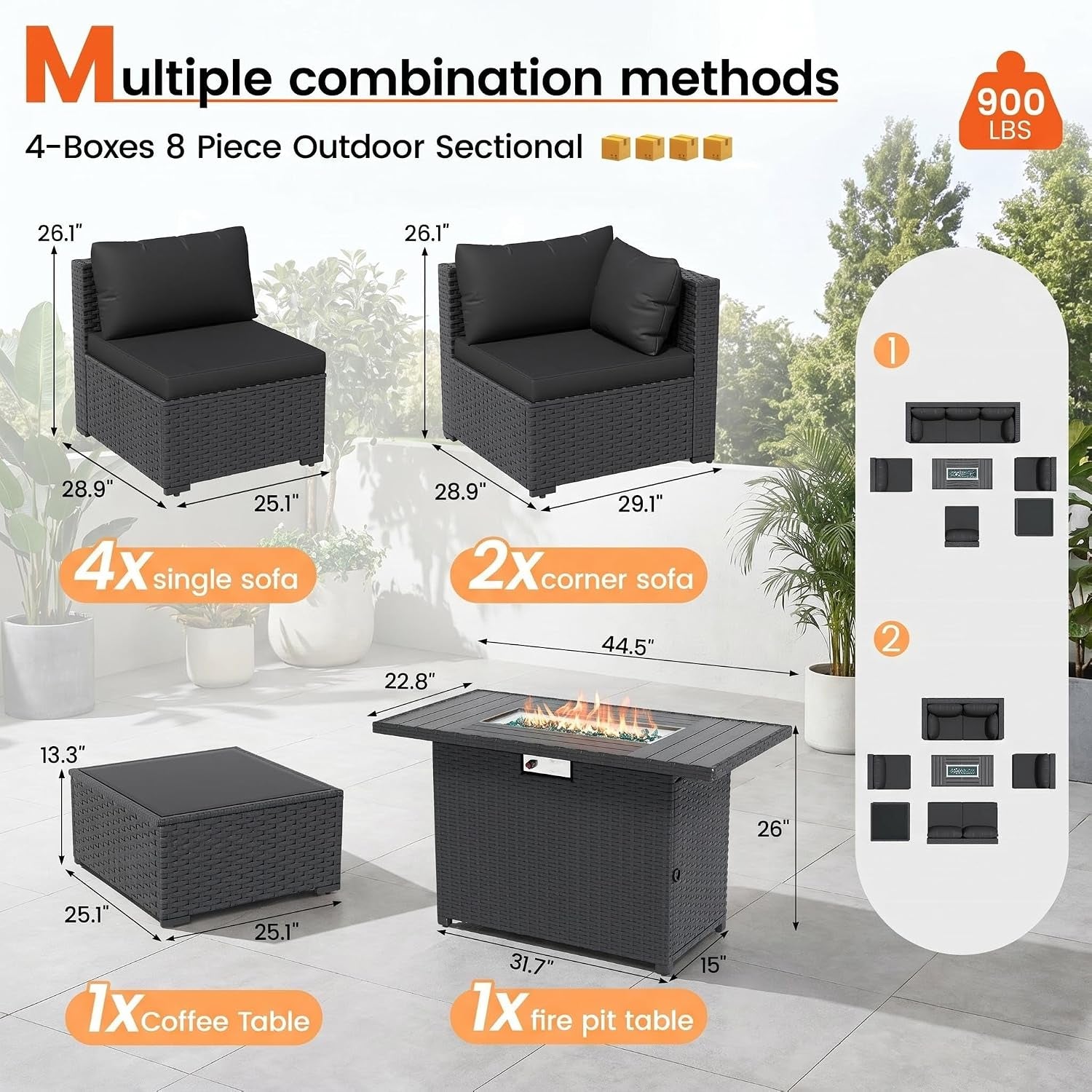 8-piece-patio-furniture-set-with-43-fire-pit-table-black
