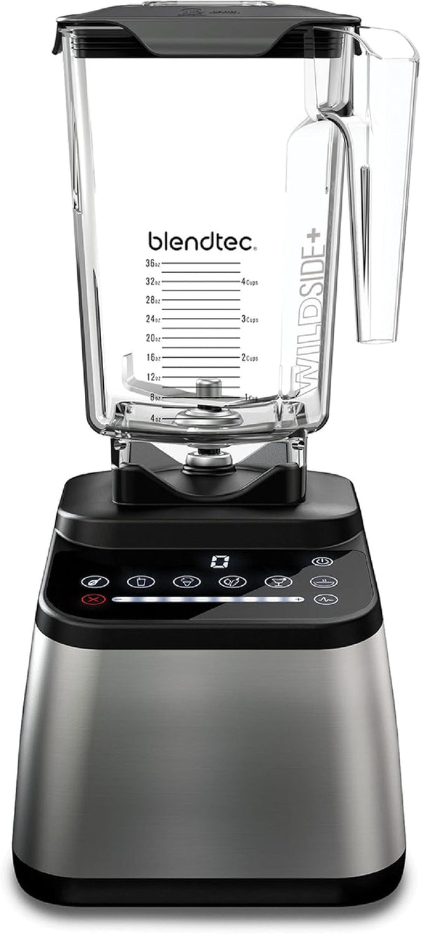 Designer 650S Series Blender (Stainless) & 90Oz* Wildside+ Jar | Professional Grade Power and Performance, Touchscreen with 8 Speed Variable Speed Control, + Pulse, 6 Preprogammed Cycles1