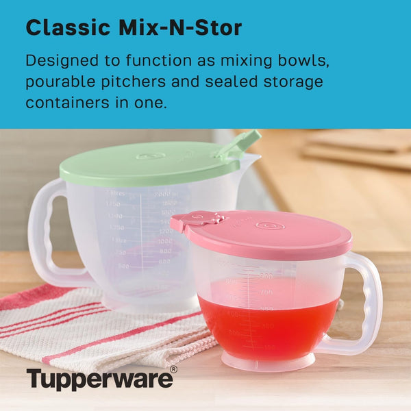 Classic Mix-N-Store Pastel Pitcher Set (2 Pitchers, 2 Lids)2