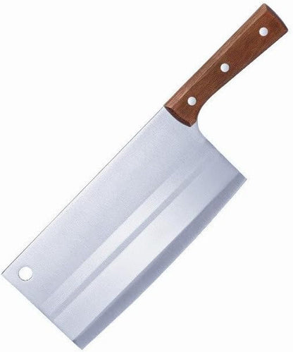Meat Cleaver,Cleaver Knife 7.5 Inch Butcher Knife Cleaver Meat Knife Wood Handle Knife Vegetable Cutting Cooking Knife1