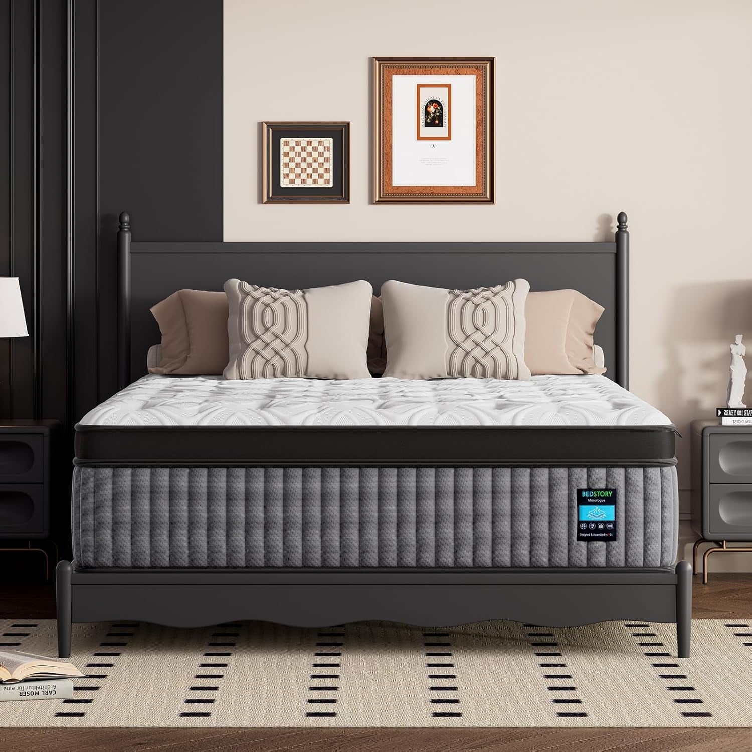 medium-firm-queen-mattress-14-inch-deep-sleep-hybrid-mattresses-7-zone-pain-relief-medium-firm-bed-in-a-box-fiberglass-free-certipur-us-certified