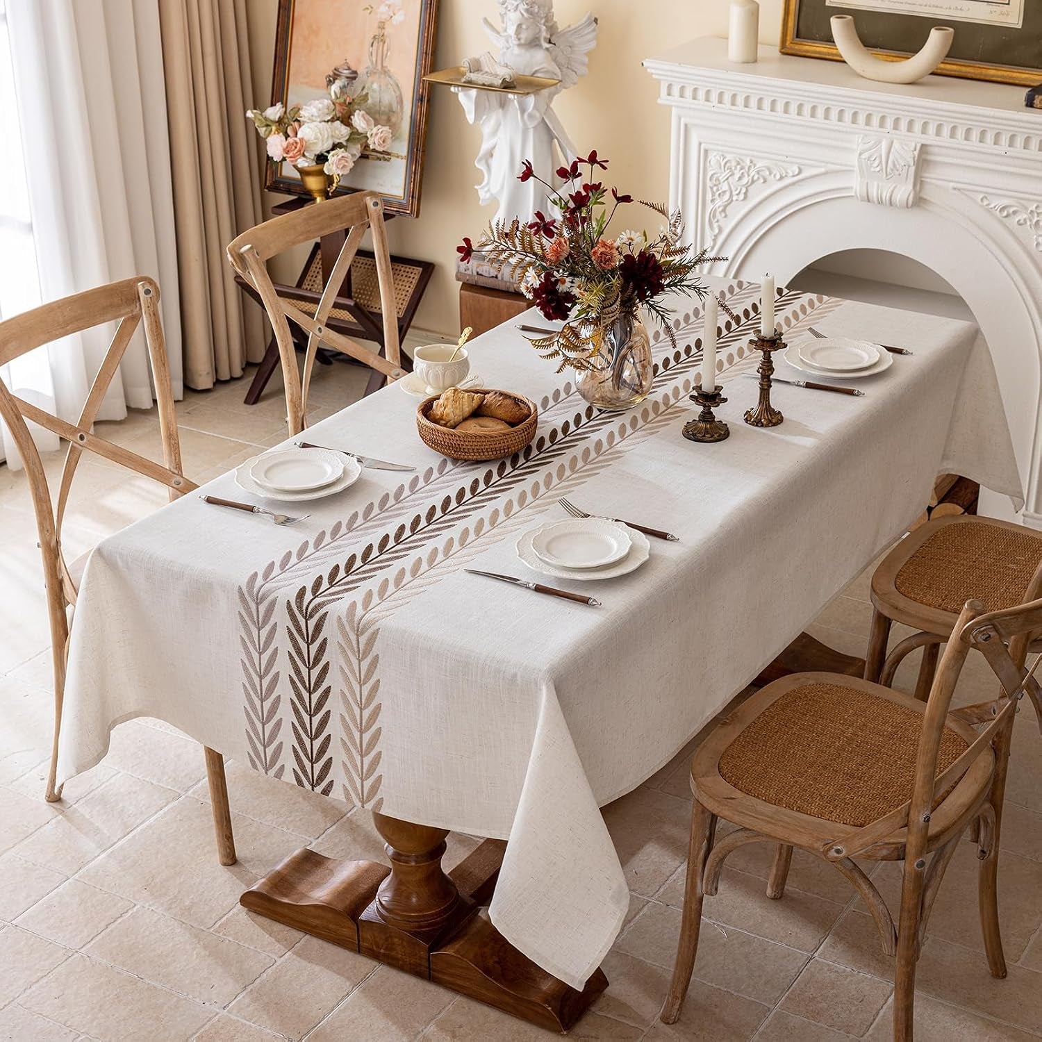 linen-tablecloths-for-rectangle-table-heavy-duty-beige-embroidery-tablecloths-burlap-farmhouse-tablecloth-waterproof-and-wrinkle-free-table-cover-70x-55