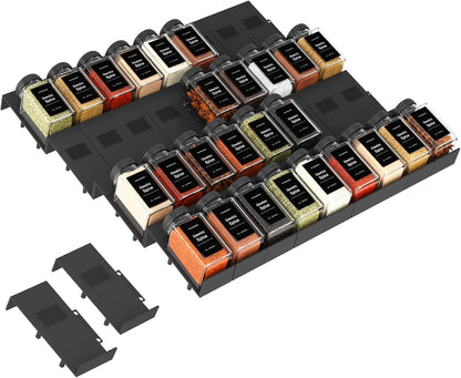 Spice Drawer Organizer Expandable 36 PCS1