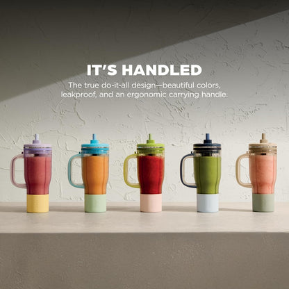 Ninja Blendboss Personal Blender, 26Oz Tumbler, 1200PW, Cyberspace, DB351CY | 1200-Peak-Watt Blendboss Crushes Ice to Snow. 26-Oz Leakproof Tumbler, Chug Spout & Detachable Straw. Dishwasher Safe.3