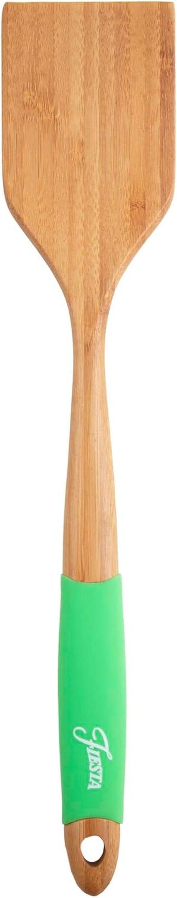 6384X9FSTAN94 Fiesta Bamboo 5-Piece Silicone Utensil Set6