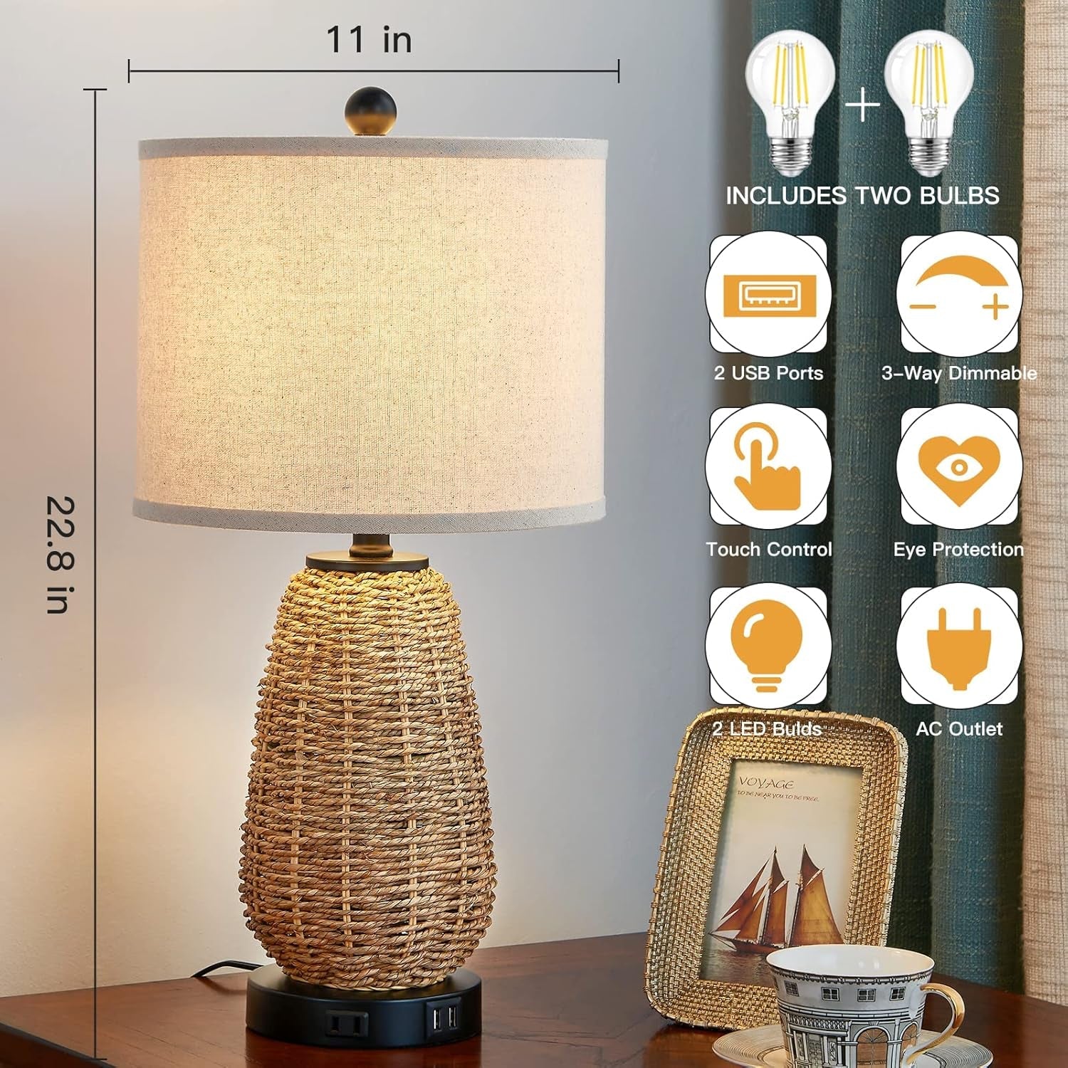 touch-control-rattan-table-lamps-3-way-dimmable-bedside-lamps-for-bedroom-set-of-2-with-2-usb-ports-and-ac-outlet-nightstand-lamps-for-living-room-led-bulbs-included-grass