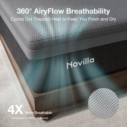 Airyflow Graphene 14 Inch King Size Mattress, Cooling Memory Foam6