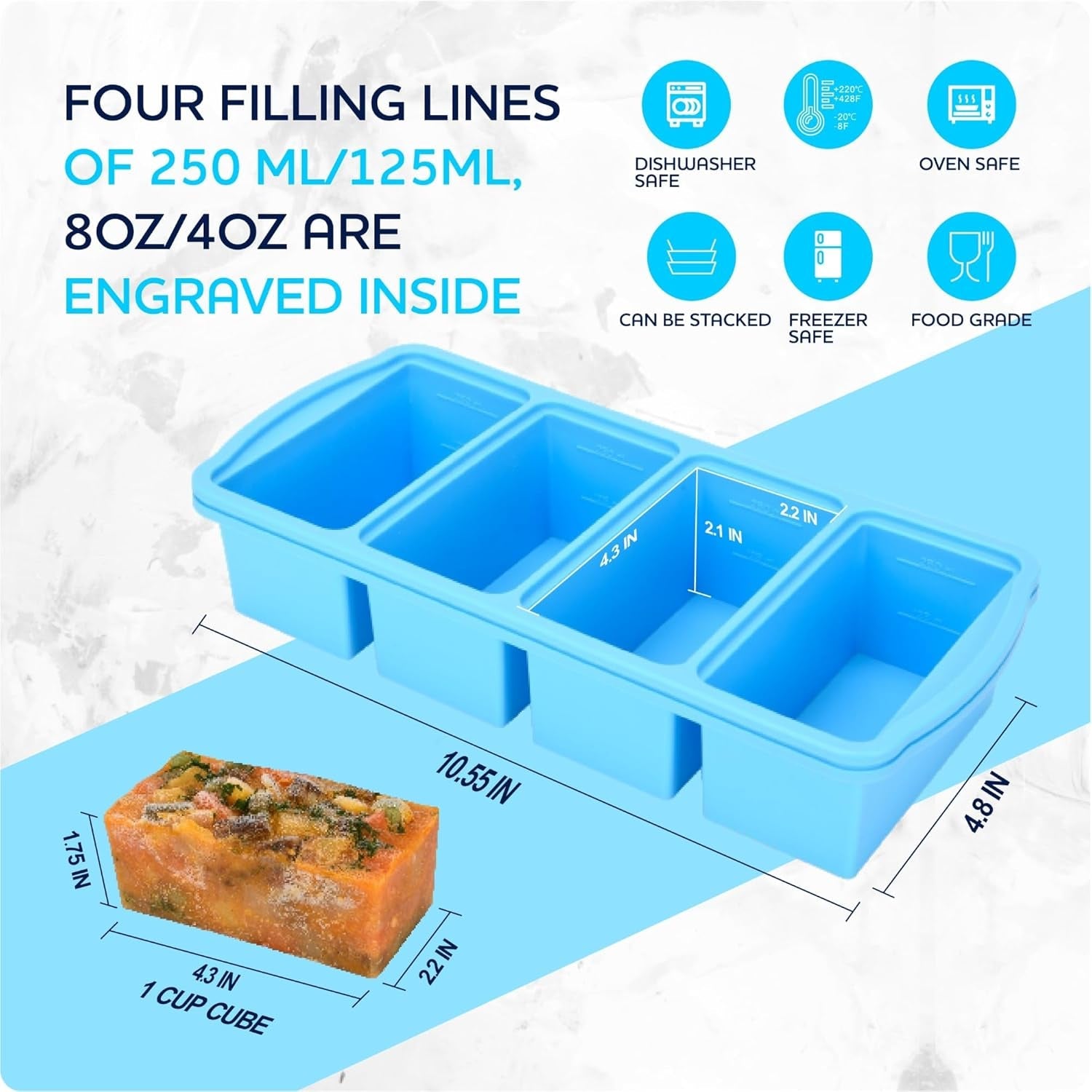 silicone-freezer-trays-with-lid-1-cup-soup-freezer-container-large-ice-cube-molds-with-reinforced-steel-ring-top-for-freezing-soup-sauce-broth-leftovers-oven-dishwasher-safe2-pack
